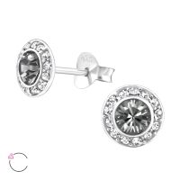 Olivie Strieborné náušnice SWAROVSKI 2446