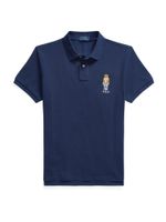 Polo Ralph Lauren Majica  mornarsko plava / svijetloplava / cappuccino / žuta