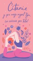 Magnetická záložka - Čítanie je moje fitness ALBI