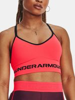 Under Armour UA Seamless Low Long Sportovní podprsenka Červená