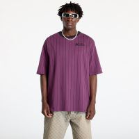 Μπλουζάκι New Era Pinstripe Oversized Tee UNISEX Damson/ Black S