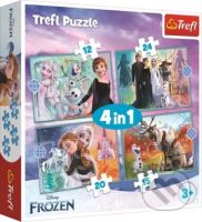 Ledové království: Úžasný svět 4v1 - puzzle z kategorie Maxi dílky