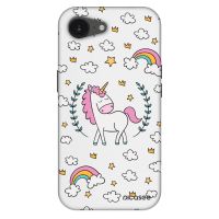 Fashion Case MagSafe pre Apple iPhone 16e - Unicorn hviezdne nebo