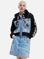 Desigual Mickey Mouse Sweatshirt Schwarz