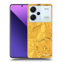 Silikónový prehľadný obal pre Xiaomi Redmi Note 13 Pro+ 5G - Gold
