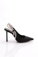 DGN C5020 Women's Stone Heeled Evening Shoes