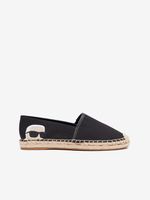 Karl Lagerfeld Kamini Embro Espadrile crna