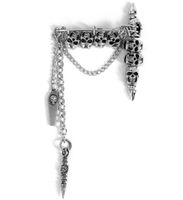 Anstecknadel (Brosche) DEVIL FASHION - Punk Skull
