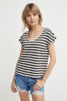 Pepe Jeans Tričko s prímesou ľanu Pepe Jeans KHLOE