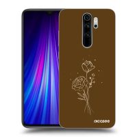 ULTIMATE CASE pro Xiaomi Redmi Note 8 Pro - Brown flowers