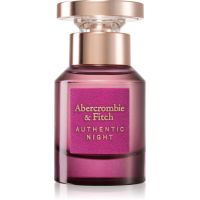 Abercrombie & Fitch Authentic Night Women Eau de Parfum für Damen 30 ml