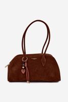 Flora&amp;Co Damska torebka z eko-zamszu w kolorze Camel