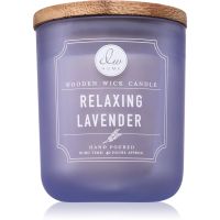 DW Home Signature Relaxing Lavender ароматна свещ с дървен фитил 340 гр.