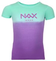 Green-purple children's T-shirt NAX KOJO