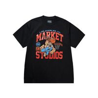 MARKET Ballin Bobcat Tee Black - Pánske - Tričko MARKET - Čierne - SS0579-BLACK - Veľkosť: XL