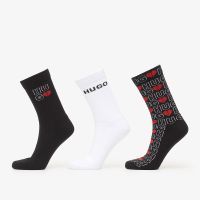 Κάλτσες Hugo Boss 3-Pack Qs Valentine Cc Excalibur Grey 43-46