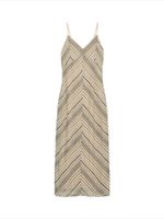 VERO MODA Haljina 'VMDEMI'  bež / crna / bijela
