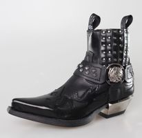 Lederschuhe Frauen - ARTIC NEGRO, ITALI NEGRO, WEST NEGRO-ACERO TACON A - NEW ROCK - M.7950-S1 44