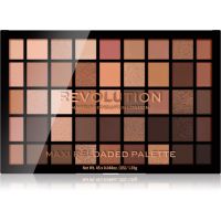 Makeup Revolution Maxi Reloaded Palette Palette mit pudrigen Lidschatten Farbton Ultimate Nudes 45x1.35 g