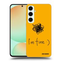 Silikónový čierny obal pre Samsung Galaxy S24 FE S721B - I am fine