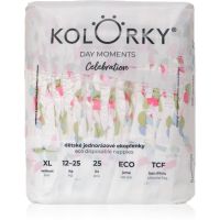 Kolorky DAY Moments Celebration jednorazové EKO plienky Size XL 12-25 kg 25 ks