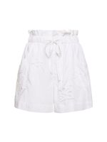 Hidea Embroidered Poplin Shorts