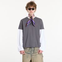 T-shirt Alpha Industries Basic T-Shirt Contrast Stitch Grey Black/ Black XL