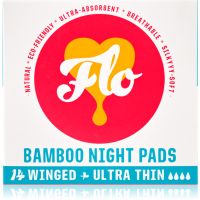 FLO Bamboo Night Pads Binden für die Nacht 14 St.