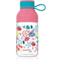 Quokka Ice Kids kulacs akasztóval Flowers 430 ml