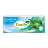 Hygienické vreckovky 3-vrstvové sensitive eucalyptus Tento