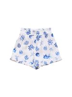 Printed Viscose Shorts