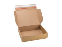 20 ks - Krabica poštová hnedá 314x244x76 s lepiacou a odtrhávacou páskou