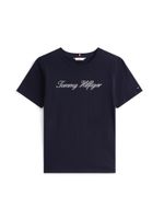 TOMMY HILFIGER Majica  morsko plava / crvena / bijela