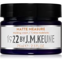 Keune 1922 Matte Measure оформящ крем за къса до средно дълга коса 75 мл.