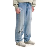 Cropp - Kavbojke super baggy - modra