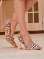 Resti Women's perforated high-heeled shoes Ecatte