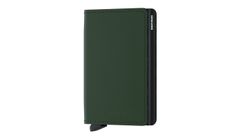 Secrid Slimwallet Matte Green & Black Unisex - Peňaženka Secrid - Zelená - SM-Green-Black-One-size - Size: One size