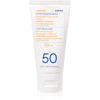 Korres Yoghurt Schutzcreme für Gesicht und Augenpartien SPF 50 50 ml