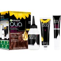 Garnier Olia Big Kit permanentna barva za lase odtenek 5.5. Mahogany Brown 1 kos