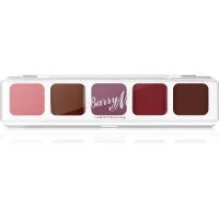 Barry M Mini Palette krémové tiene odtieň The Berries 5,1 g