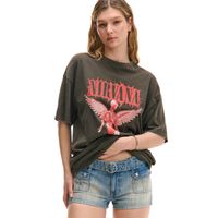 Cropp - Majica s potiskom Nirvana - temno siva