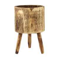 KVETINÁČ drevo, 22/34/22 cm