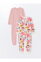 LC Waikiki Lw - Crew Neck Baby Girl Jumpsuit 2 Pcs