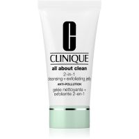 Clinique All About Clean 2-in-1 Cleansing + Exfoliating Jelly eksfoliacijski čistilni gel 150 ml