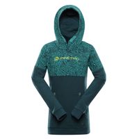 Children's cotton sweatshirt ALPINE PRO KYTORO sea moss variant pa