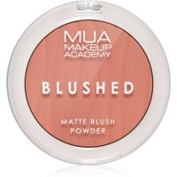 MUA Makeup Academy Blushed Powder Blusher pudrasto rdečilo odtenek Rose Tea 5 g