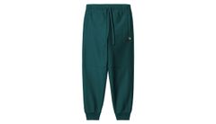 Carhartt WIP American Script Jogging Pant Malachite Muži - Kalhoty Carhartt WIP - Modrá - I027042_2M1_XX-M - Size: M