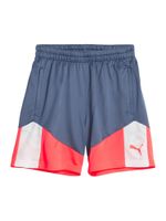 PUMA Sportske hlače  crno plava / klasično crvena / prljavo bijela