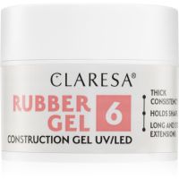 Claresa Rubber Gel Construction Gel UV/LED Gel pentru extensiile unghiilor culoare 06 12 g