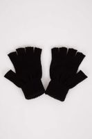 DEFACTO Men's Cropped Knitted Gloves